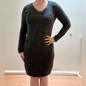 J. Jill Gray Silk Blend sweaterdress XS